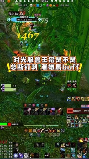 兽王猎自研技能提示插件，高亮提醒续DOT，实时监控buff层 #魔兽世界新手攻略 #魔兽新手指南 #魔兽世界怀旧服 #兽王猎人 #魔兽时光服