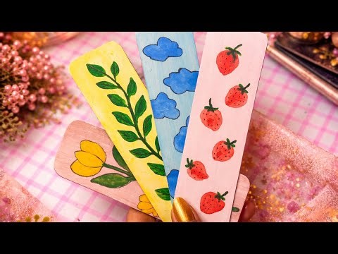 DIY Aesthetic Bookmarks | Easy Handmade Bookmark Ideas for Beginners Cute & Easy DIY Bookmarks 