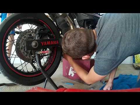 Make and install Lowering kit for Yamaha XT660X