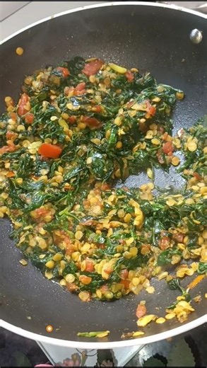 'Roz Ki Roti Ke Sath Aj Lunch Me Masoor Methi'#food #recipe #shorts