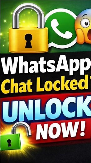 How to Unlock WhatsApp Locked Chats | Remove Chat Lock Without Data Loss