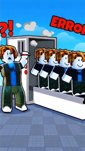 Roblox Me Clone Error 😱 | Ek Banda Se 6 Ban Gaye! 🤖💥 #shorts