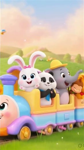 Cute Animal Train Adventure 🚂 | Fun Cartoon Video for Kids | Kids Learning & Entertainment