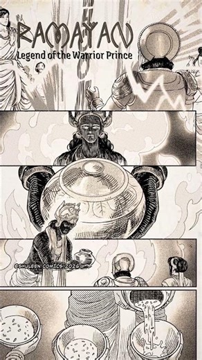 Comic Page Illustration #ramayan #comicpage