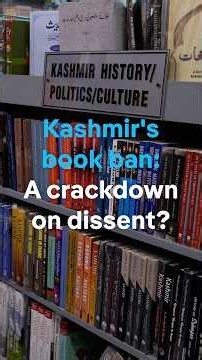 Kashmir's book ban: A crackdown on dissent? | DW News