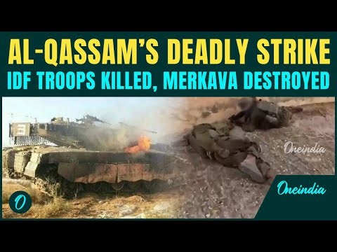VIDEO: Al-Qassam Brigade Ambushes & Kills Israeli Soldiers in Jenin | IDF’s Merkava Tank Destroyed