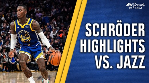 Dennis Schröder highlights: Watch Warriors star score 23 points vs. Jazz | NBC Sports Bay Area / California