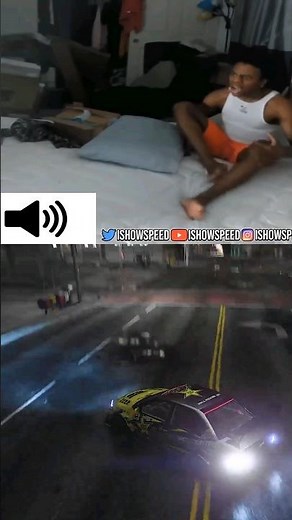 Speed thought he is getting bombed on the sleep stream 😂 #ishowspeedshorts