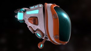 Mercury N7 Spaceship - 3D model by SpaceDassie13