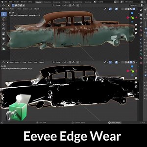 Creating a mask for edge wear in Cycles is easy, but what about Eevee? Using Vector Math nodes, it's also possible, in fact it works even in Material view and with low poly models. This video shows how. For more daily tips follow Blender Secrets on Youtube - https://www.youtube.com/c/BlenderSecrets | Blender Secrets