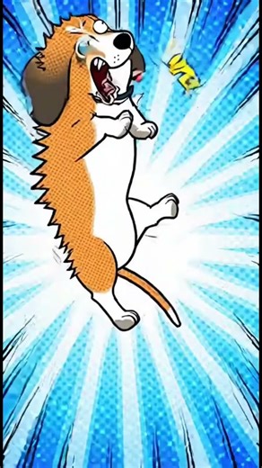 狗狗聽到奇怪聲音瞬間跳起來！Comic Dog Reaction 😂🐶🤣#shorts #funnydog #comicstyle #dogreaction #lol #petcomedy