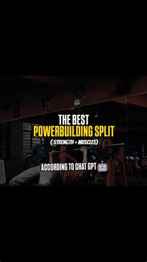 Stop Guessing Your Workouts: The BEST 6 Day Powerbuilding Split🔥 ( according to chatgpt)