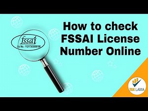 How to check Fssai licence number online