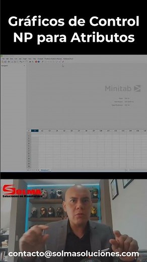 Grafica Np para atributos #minitab #ingeniero #ingenieroindustrial #sixsigma #estadistica