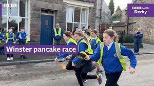 9.5K views · 53 reactions | The Winster Pancake Race is back! 丹 Hear more tomorrow: https://www.bbc.co.uk/programmes/p0bn2csf | BBC Derby | Facebook