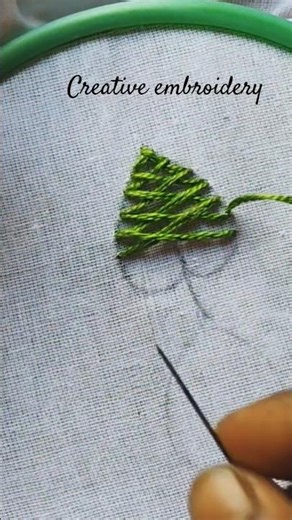 creative embroidery # hand work simple embroidery # cross stitch