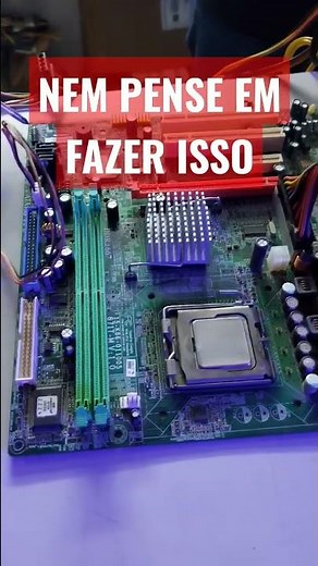 CPU SEM COOLER = DESASTRE | Cuidado ao ligar seu processador sem cooler, seu processador pode morrer