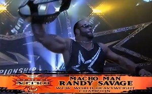 <摄魂>WCW猛男Randy Savage最后一次世界冠军出场 1999年 'Macho Man'