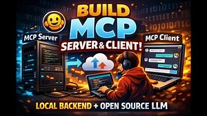 Build MCP Server and Client || using local backend and open source LLM from huggingFace | Anuj Jha