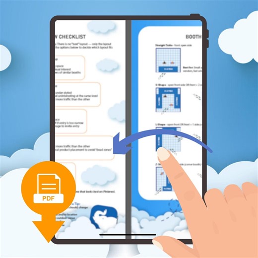 Craft Show Booth Layout Checklist | Vendor Setup Planner | Market Display Flow Guide | Printable Show Prep | Small Business Booth Planning - Etsy