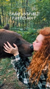 Brave inspired photoshoot 🧡🐻🍃🏹 Merida & her Mom’ scenes 🍃 Behind the scenes with @lunalu_rey & rescued Bear 🤎 Makeup artist & assistant @missgodly Done under supervision of professional keeper #redheadsstories #brave #merida #cosplay #bravecosplay #princesscore #darkfeminine #darkart #darkcore #myphology #faefolk #folk #folklore #faeriecore #faeriemagazine #beautifulbizzare #darkcottagecoreaesthetic #celticmythology #celtic | Alexandra Bochkareva Photography