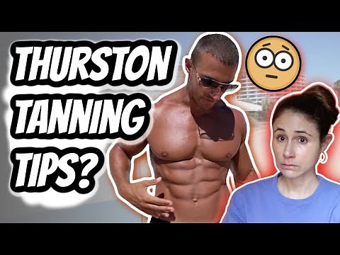 My response TO MIKE THURSTON'S TANNING & SKIN CARE TIPS| Dr Dray