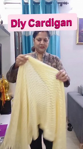 1.6M views · 26K reactions | ❄️Diy Cardigan ❄️ #winterfashionstyle #winterstyleinspo #fashionstyling #beingfabwithusha#reelsinstagram #viralreelsvideos#trendingreels | Usha Sharma | Facebook