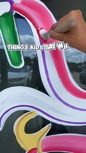 179K views · 1.8K reactions | I love it when kids have questions! It's so funny what they ask! I hope I'm inspiring the next generation to become artists! #kids #funny #thingskidssay #houstonartist #whatkidssay #windowpainting #windowsplash #houstonartist #creativevibes #painting #artist | Decorative Painting by Laura | Facebook