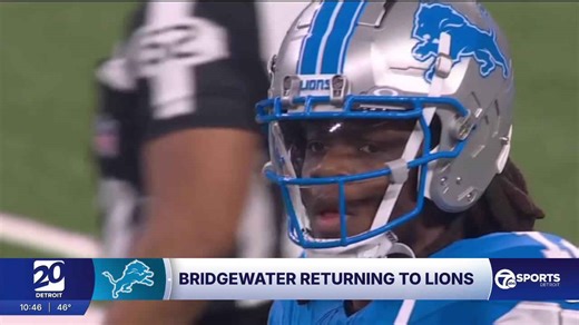 Lions bringing QB Teddy Bridgewater back for third stint