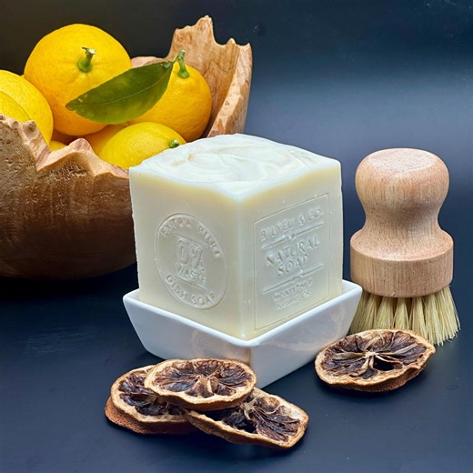 11 Oz. LIGHTLY LEMON With Orange & Pink Grapefruit Solid Dish Soap Bar: Zero Waste, Vegan Kitchen Cleaning - Etsy