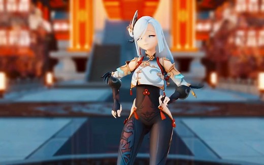 【Genshin Impact MMD】Shenhe - Wiggle Wiggle - 1080