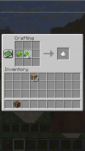 Minecraft 101: How to craft paper. #minecraft #minecraftshorts #minecrafttipsandtricks