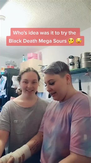 Exploring Mega Sour Sweets with Sisters | Black Death Challenge