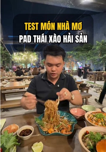 Pad Thái xào hải sản nhà Mơ – Món ngon chuẩn Thái