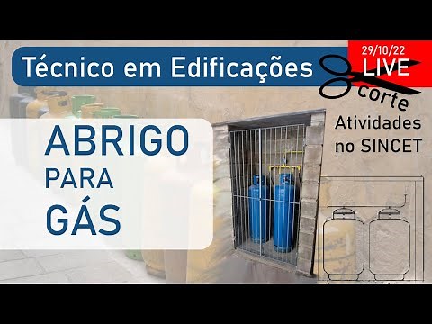 Técnico em Edificações pode fazer ABRIGO PARA GÁS?