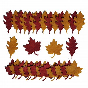 32 Felt Autumn Leaves | Pre-cut Fall Shapes for DIY Sewing Crafts | Die Cut Maple Oak Leaf Embellishment - Etsy