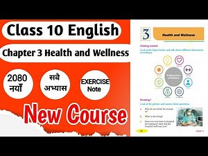 Class 10 English Unit 3 notes || Health And Wellness All Exercises