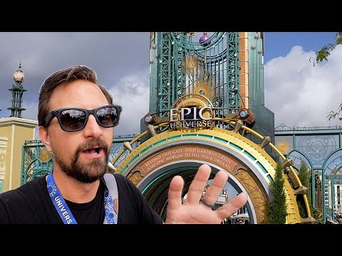 We Went To Universal's EPIC Universe! Orlando's NEWEST Theme Park!