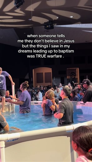 As soon as I told the Lord I was getting baptized… my dreams were INSANE . if you are looking to get baptized just be prepared man . #foru #baptism