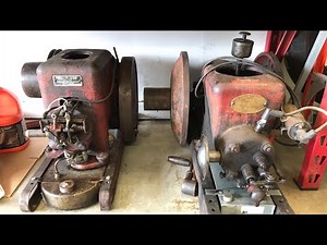 International Harvester LB and a Fairbanks Morse model Z (dishpan) first starts for the year.