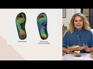 Revitalign Orthotic Leather Wedge Thong Sandals - Kate on QVC