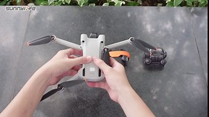 SUNNYLIFE Mini 3 Pro Propellers Holders,Propellers Stabilizer for DJI Mini 3 Pro,Drone Bottom Protective Cover Props Fixing Accessories for Mini 3 Pro (Orange)