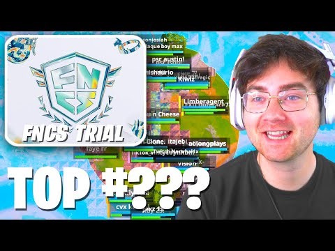 I Competed in FNCS Trial Tournament in Chapter 7 Fortnite... (Full Tournament)