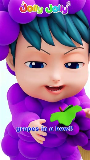 🍇Purple Finger Purple Finger, Where Are You? Fruits Finger Family | Jolly Jolly - Learn and Play