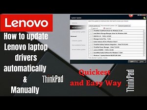 How to update drivers in Lenovo laptop | Windows 10, 8, 8.1, 7