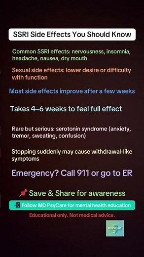 SSRI Antidepressant Side Effects Explained