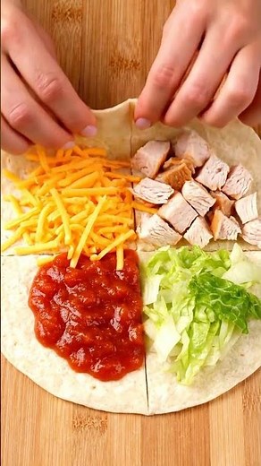 The VIRAL Tortilla Wrap Hack! 🤯 Make a Perfect Folded Quesadilla