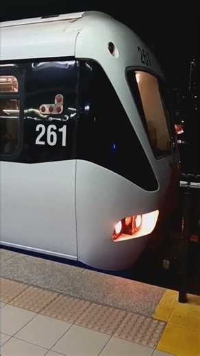 LRT Kelana Jaya Line set 61 depart at Pasar Seni