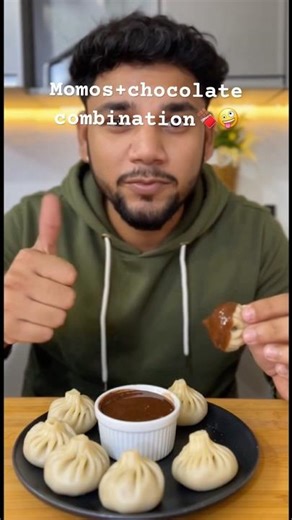 ✅🔥Chocolate Momos?!Taste Test Gone Crazy😱🍫🥟#viral #youtubeshorts #trending #new #foodie #amazing