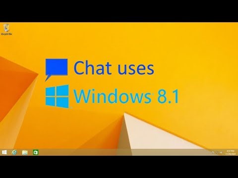 Chat uses windows 8.1